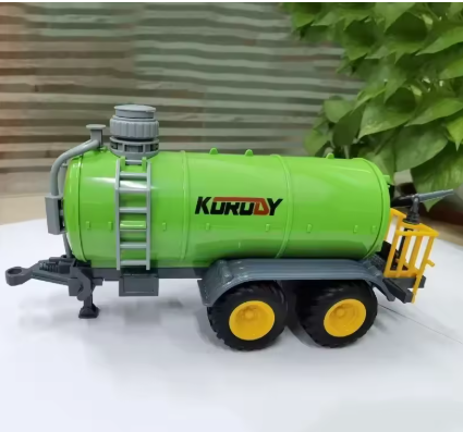 1:24 ze stopu metali, zdalnie sterowany traktor z reflektorami, symulacja, elektryczny ciągnik rolniczy, zestaw zabawek dla dzieci na zewnątrz, prezenty