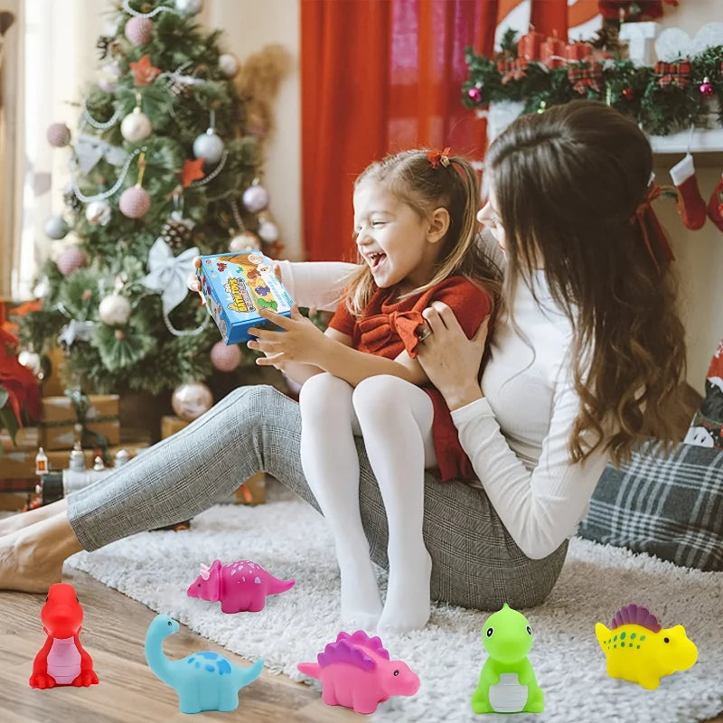 Zestaw świecących dinozaurów do kąpieli