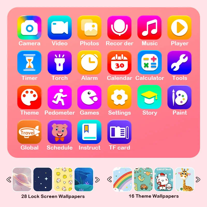 Edukacyjny telefon z kamerą dla dzieci