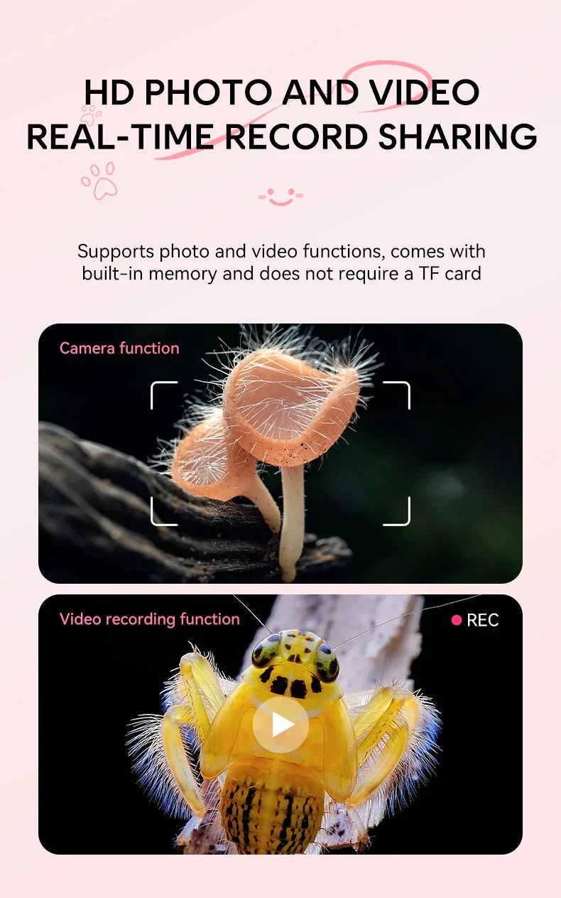 Mikroskop optyczny 200MP dla dzieci 500x