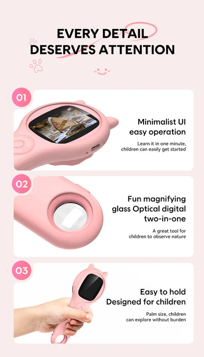 Mikroskop optyczny 200MP dla dzieci 500x