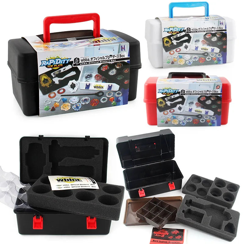 Edukacyjny zestaw 8w1 do Beyblade z wodoodporną walizką