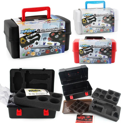 Edukacyjny zestaw 8w1 do Beyblade z wodoodporną walizką