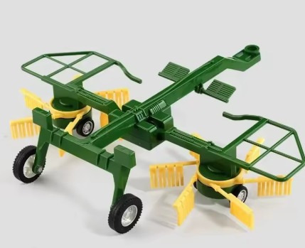 1:24 ze stopu metali, zdalnie sterowany traktor z reflektorami, symulacja, elektryczny ciągnik rolniczy, zestaw zabawek dla dzieci na zewnątrz, prezenty