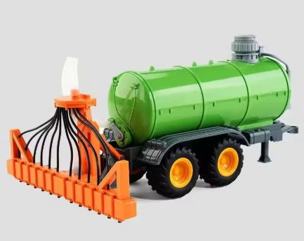 1:24 ze stopu metali, zdalnie sterowany traktor z reflektorami, symulacja, elektryczny ciągnik rolniczy, zestaw zabawek dla dzieci na zewnątrz, prezenty