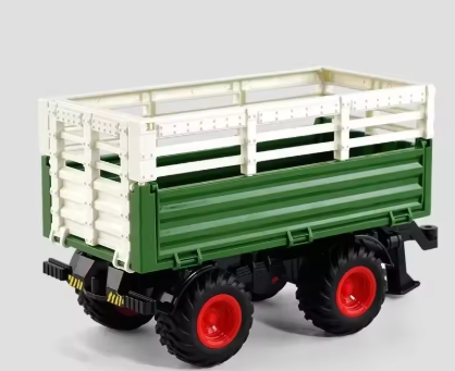 1:24 ze stopu metali, zdalnie sterowany traktor z reflektorami, symulacja, elektryczny ciągnik rolniczy, zestaw zabawek dla dzieci na zewnątrz, prezenty