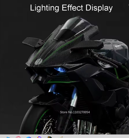 MOTOR KAWASAKI H2R/BMW S1000RR 1:12